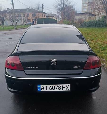 Чорний Пежо 407, об'ємом двигуна 2 л та пробігом 223 тис. км за 6100 $, фото 5 на Automoto.ua