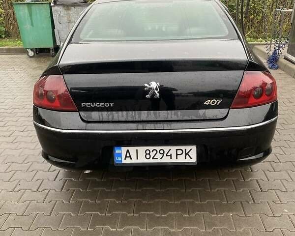 Чорний Пежо 407, об'ємом двигуна 1.6 л та пробігом 517 тис. км за 3800 $, фото 1 на Automoto.ua