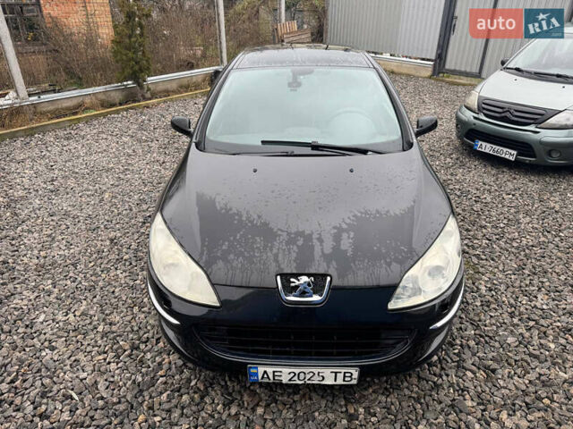 Черный Пежо 407, объемом двигателя 1.56 л и пробегом 200 тыс. км за 2900 $, фото 1 на Automoto.ua