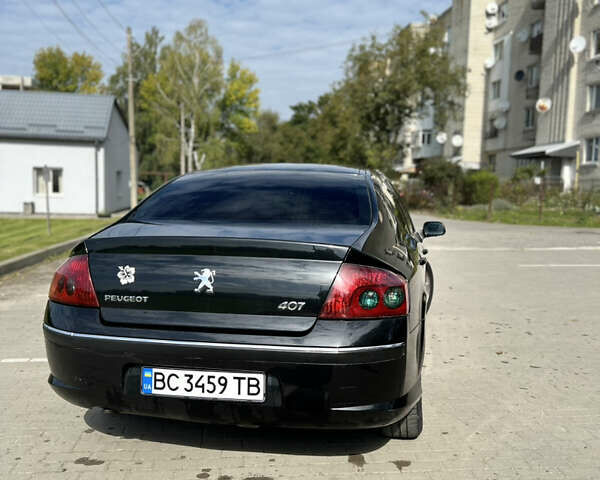 Черный Пежо 407, объемом двигателя 2 л и пробегом 264 тыс. км за 5500 $, фото 16 на Automoto.ua