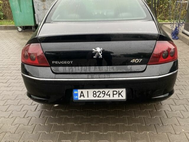 Чорний Пежо 407, об'ємом двигуна 1.6 л та пробігом 517 тис. км за 3800 $, фото 2 на Automoto.ua