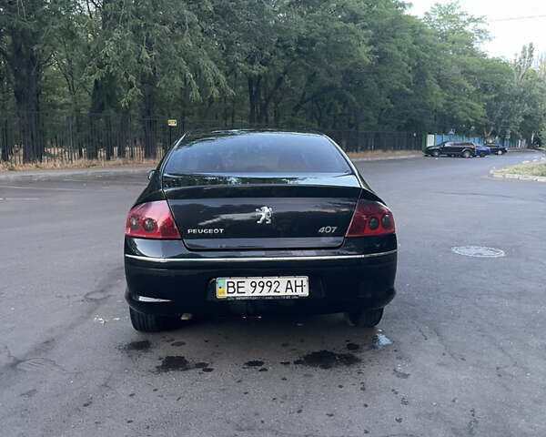 Черный Пежо 407, объемом двигателя 2 л и пробегом 474 тыс. км за 3700 $, фото 11 на Automoto.ua
