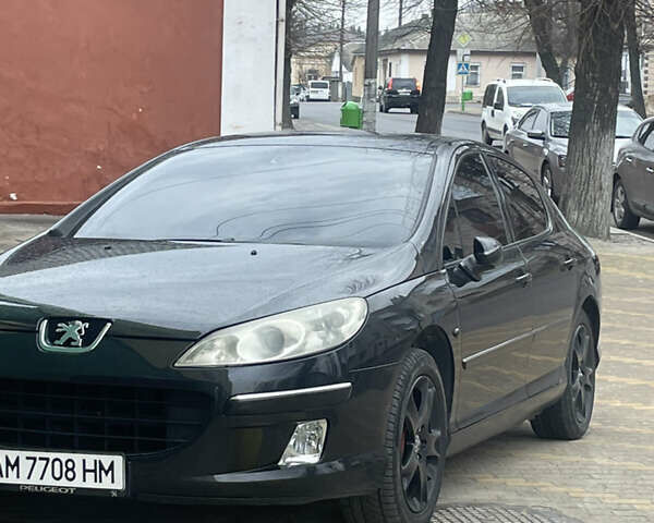 Чорний Пежо 407, об'ємом двигуна 2 л та пробігом 347 тис. км за 5500 $, фото 3 на Automoto.ua