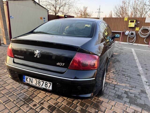 Черный Пежо 407, объемом двигателя 2 л и пробегом 240 тыс. км за 2500 $, фото 5 на Automoto.ua