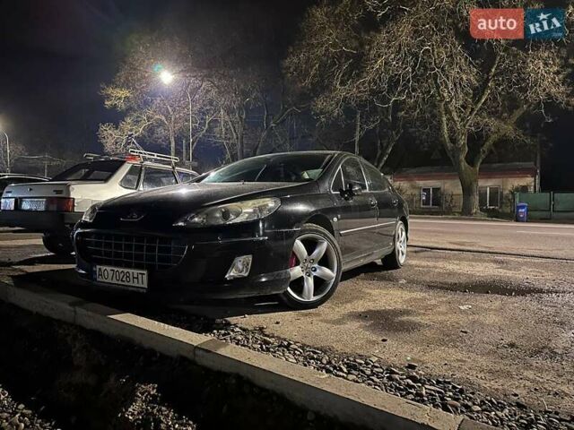 Черный Пежо 407, объемом двигателя 2 л и пробегом 332 тыс. км за 4300 $, фото 1 на Automoto.ua