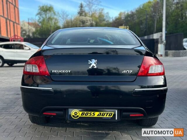 Черный Пежо 407, объемом двигателя 2 л и пробегом 295 тыс. км за 6200 $, фото 4 на Automoto.ua