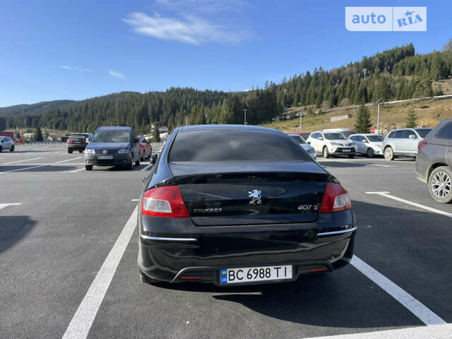 Чорний Пежо 407, об'ємом двигуна 2 л та пробігом 376 тис. км за 5999 $, фото 2 на Automoto.ua