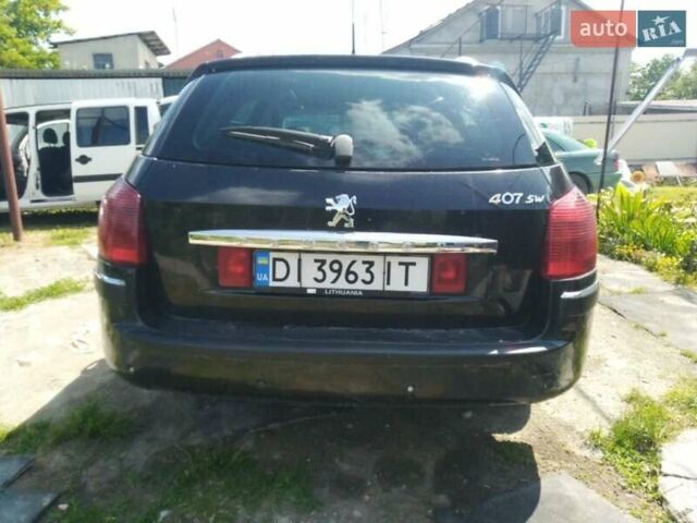 Черный Пежо 407, объемом двигателя 2 л и пробегом 320 тыс. км за 4200 $, фото 3 на Automoto.ua