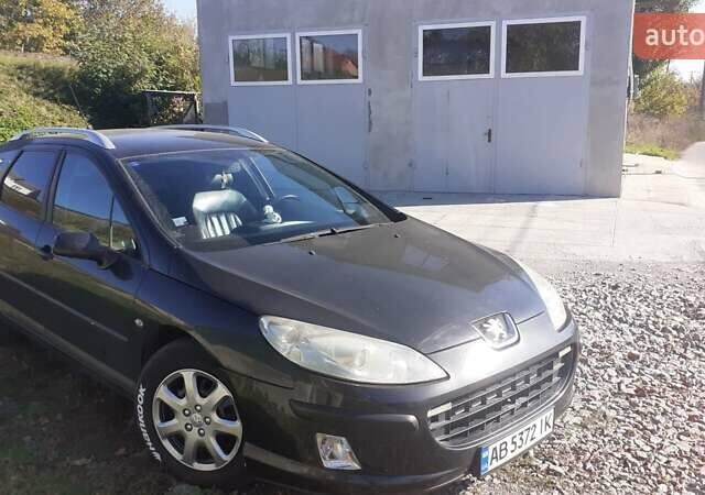 Черный Пежо 407, объемом двигателя 1.6 л и пробегом 285 тыс. км за 4800 $, фото 2 на Automoto.ua