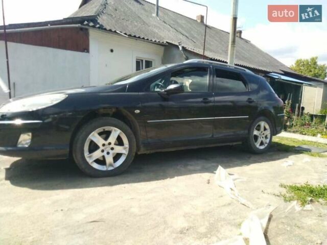 Черный Пежо 407, объемом двигателя 2 л и пробегом 320 тыс. км за 4200 $, фото 1 на Automoto.ua