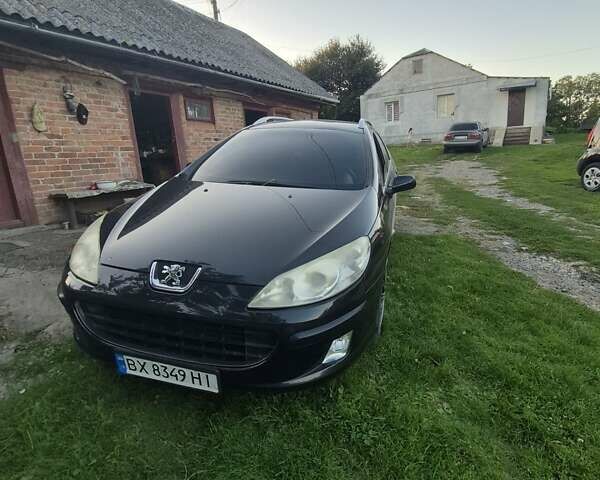 Черный Пежо 407, объемом двигателя 2 л и пробегом 254 тыс. км за 4500 $, фото 8 на Automoto.ua