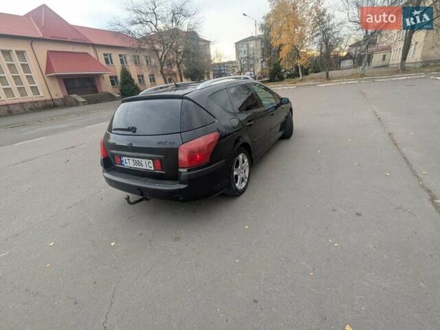 Черный Пежо 407, объемом двигателя 2.18 л и пробегом 306 тыс. км за 4800 $, фото 7 на Automoto.ua