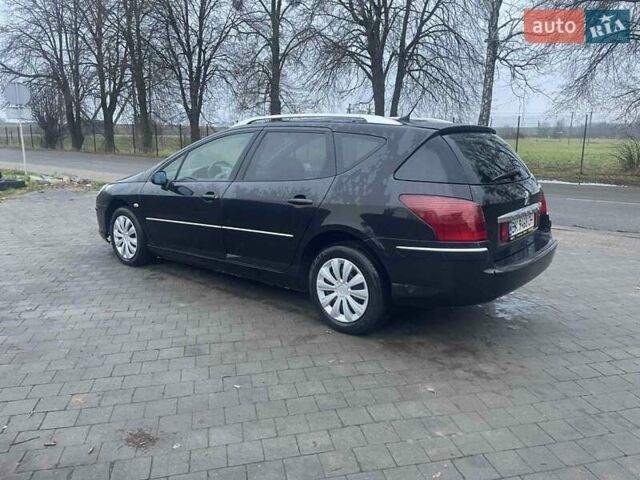 Черный Пежо 407, объемом двигателя 1.56 л и пробегом 270 тыс. км за 2499 $, фото 5 на Automoto.ua