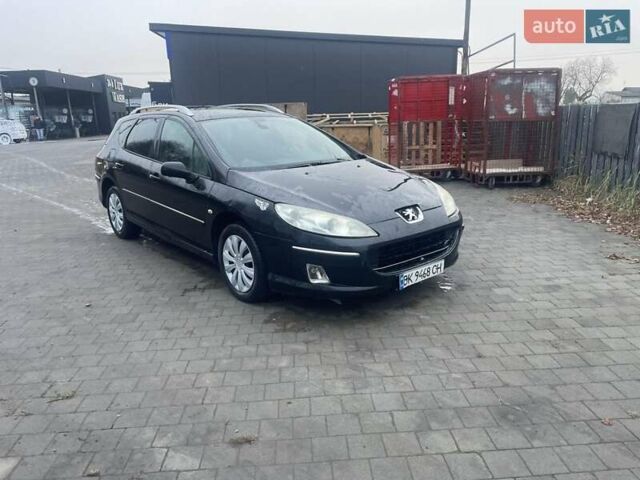 Черный Пежо 407, объемом двигателя 1.56 л и пробегом 270 тыс. км за 2499 $, фото 1 на Automoto.ua