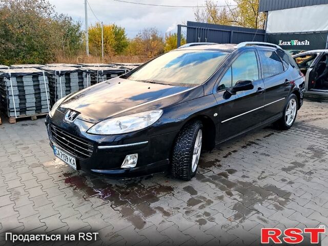 Чорний Пежо 407, об'ємом двигуна 2.7 л та пробігом 300 тис. км за 4850 $, фото 1 на Automoto.ua