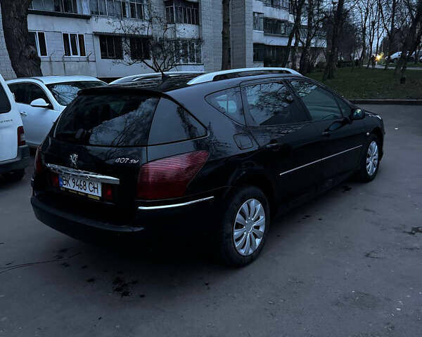 Чорний Пежо 407, об'ємом двигуна 1.56 л та пробігом 337 тис. км за 2999 $, фото 5 на Automoto.ua