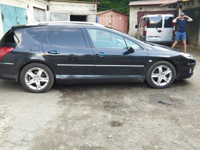 Чорний Пежо 407, об'ємом двигуна 2 л та пробігом 240 тис. км за 5400 $, фото 3 на Automoto.ua