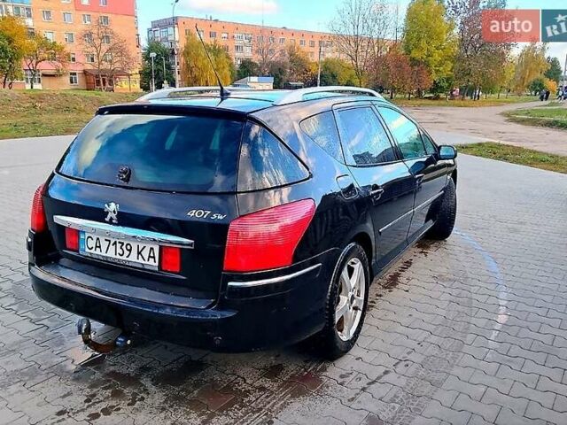 Пежо 407 2006 в Ватутино на Automoto.ua Черный Пежо 407, объемом двигателя 2.7 л и пробегом 300 тыс. км за 4850 $, фото 3 на Automoto.ua