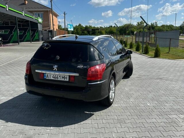 Чорний Пежо 407, об'ємом двигуна 2 л та пробігом 333 тис. км за 5199 $, фото 10 на Automoto.ua