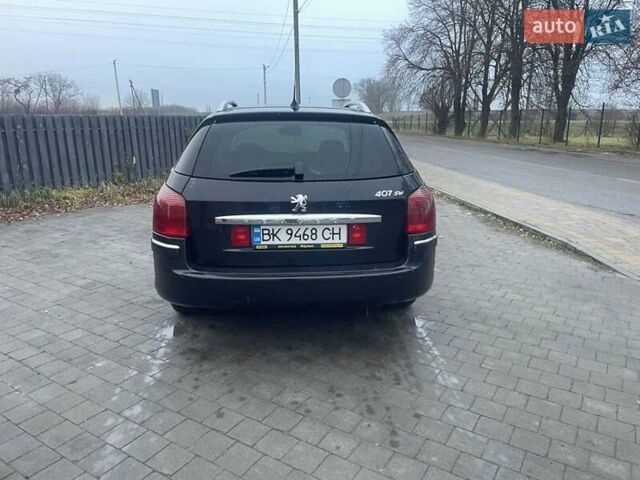 Черный Пежо 407, объемом двигателя 1.56 л и пробегом 270 тыс. км за 2499 $, фото 4 на Automoto.ua