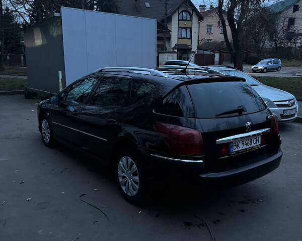 Чорний Пежо 407, об'ємом двигуна 1.56 л та пробігом 337 тис. км за 2999 $, фото 3 на Automoto.ua