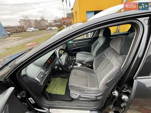 Чорний Пежо 407, об'ємом двигуна 1.7 л та пробігом 197 тис. км за 4500 $, фото 6 на Automoto.ua