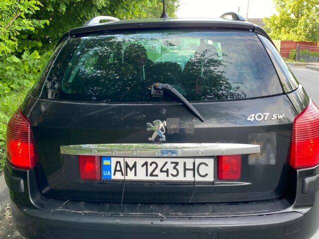 Черный Пежо 407, объемом двигателя 1.6 л и пробегом 348 тыс. км за 3000 $, фото 4 на Automoto.ua