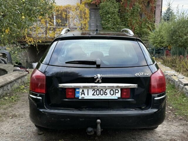 Пежо 407 2007 в Белой Церкве на Automoto.ua Черный Пежо 407, объемом двигателя 1.6 л и пробегом 251 тыс. км за 3400 $, фото 3 на Automoto.ua