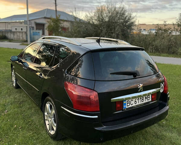 Пежо 407 2007 в Львове на Automoto.ua Черный Пежо 407, объемом двигателя 2 л и пробегом 234 тыс. км за 4850 $, фото 7 на Automoto.ua