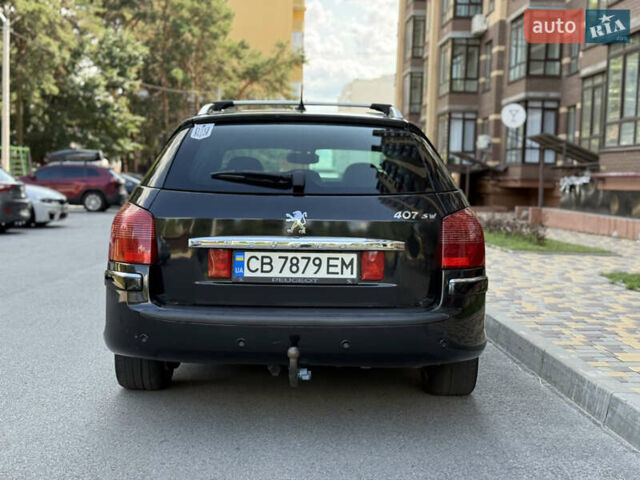 Чорний Пежо 407, об'ємом двигуна 2.7 л та пробігом 310 тис. км за 5333 $, фото 6 на Automoto.ua