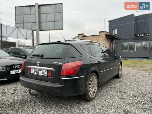 Черный Пежо 407, объемом двигателя 2.72 л и пробегом 310 тыс. км за 5000 $, фото 5 на Automoto.ua