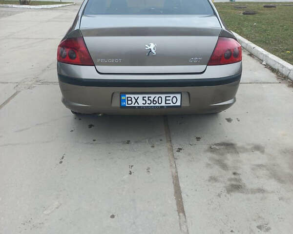 Коричневый Пежо 407, объемом двигателя 2 л и пробегом 256 тыс. км за 5500 $, фото 4 на Automoto.ua