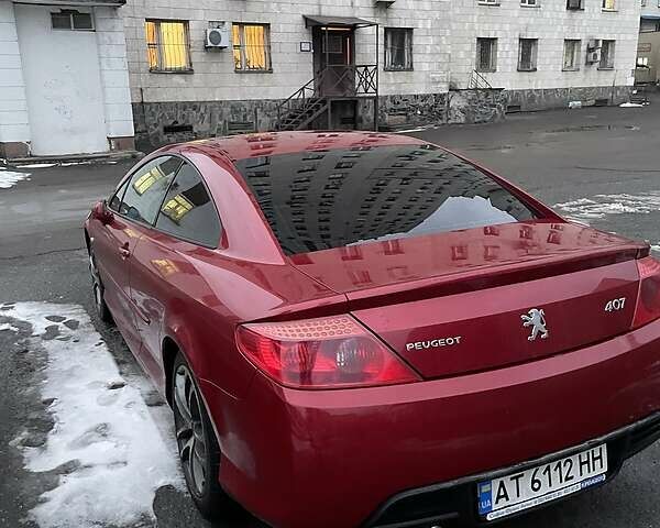 Червоний Пежо 407, об'ємом двигуна 2.7 л та пробігом 153 тис. км за 7000 $, фото 3 на Automoto.ua