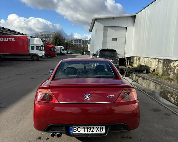 Червоний Пежо 407, об'ємом двигуна 2.7 л та пробігом 229 тис. км за 6500 $, фото 4 на Automoto.ua