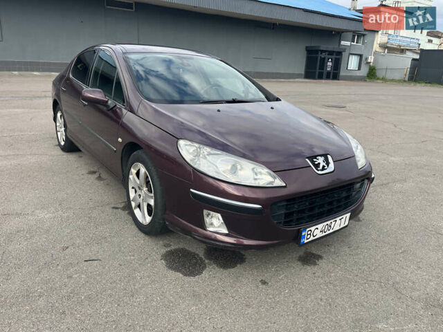 Красный Пежо 407, объемом двигателя 2 л и пробегом 357 тыс. км за 4250 $, фото 4 на Automoto.ua