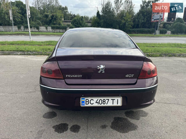 Красный Пежо 407, объемом двигателя 2 л и пробегом 357 тыс. км за 4250 $, фото 10 на Automoto.ua