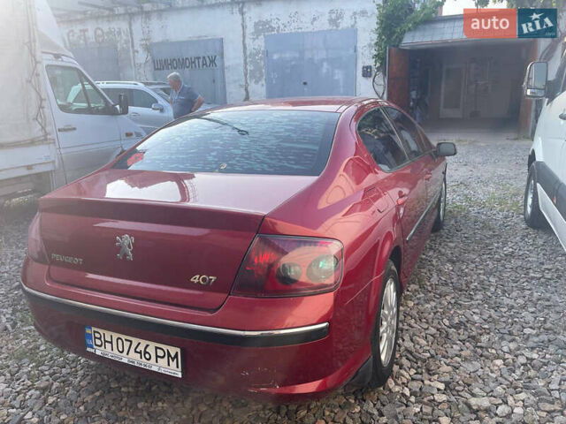 Пежо 407 2006 в Одессе на Automoto.ua Красный Пежо 407, объемом двигателя 2 л и пробегом 300 тыс. км за 3100 $, фото 2 на Automoto.ua