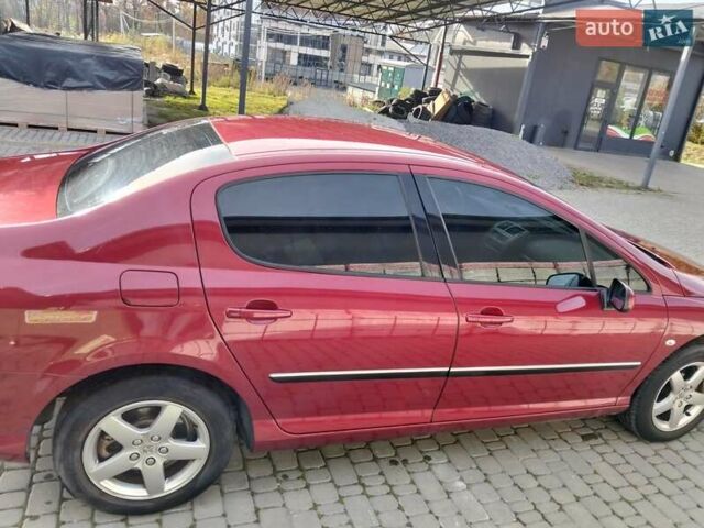 Червоний Пежо 407, об'ємом двигуна 2 л та пробігом 104 тис. км за 6000 $, фото 4 на Automoto.ua