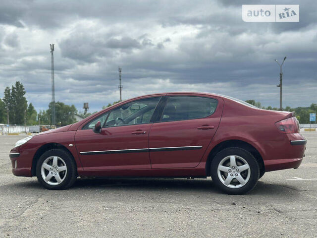 Червоний Пежо 407, об'ємом двигуна 2 л та пробігом 125 тис. км за 5500 $, фото 3 на Automoto.ua