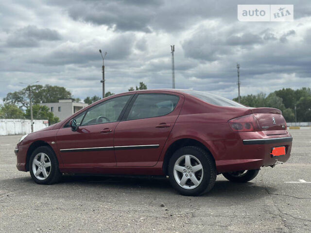 Червоний Пежо 407, об'ємом двигуна 2 л та пробігом 125 тис. км за 5500 $, фото 4 на Automoto.ua