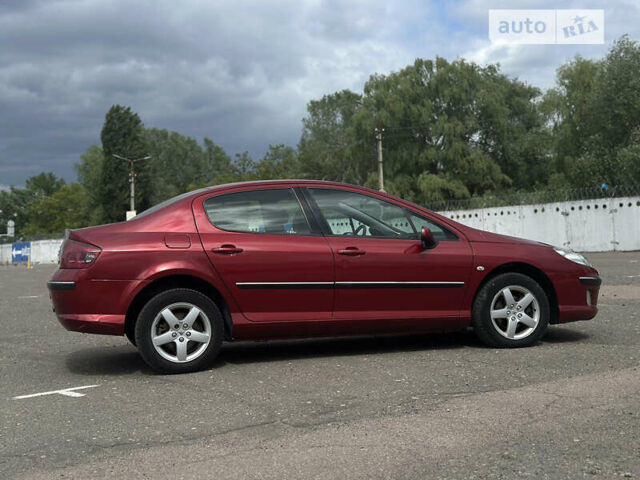 Червоний Пежо 407, об'ємом двигуна 2 л та пробігом 125 тис. км за 5500 $, фото 7 на Automoto.ua