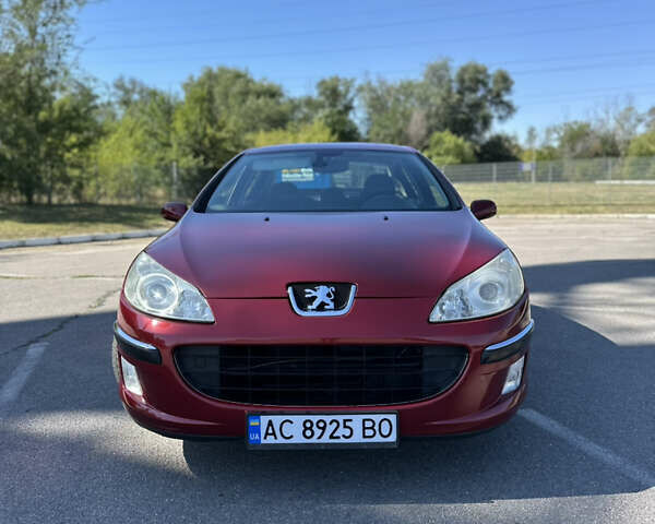 Красный Пежо 407, объемом двигателя 2 л и пробегом 220 тыс. км за 4500 $, фото 1 на Automoto.ua