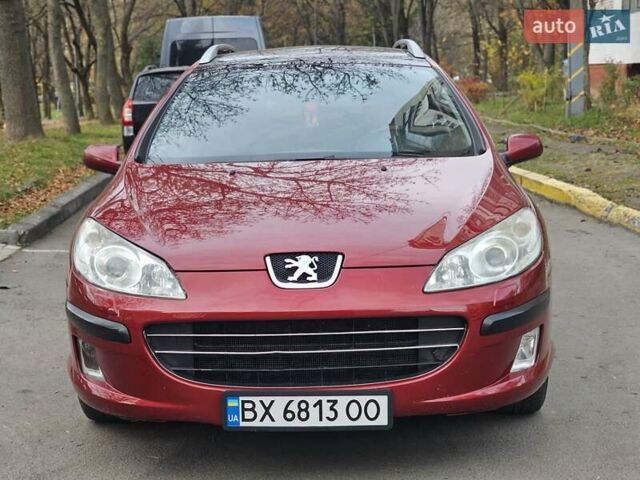 Красный Пежо 407, объемом двигателя 1.75 л и пробегом 305 тыс. км за 3450 $, фото 6 на Automoto.ua