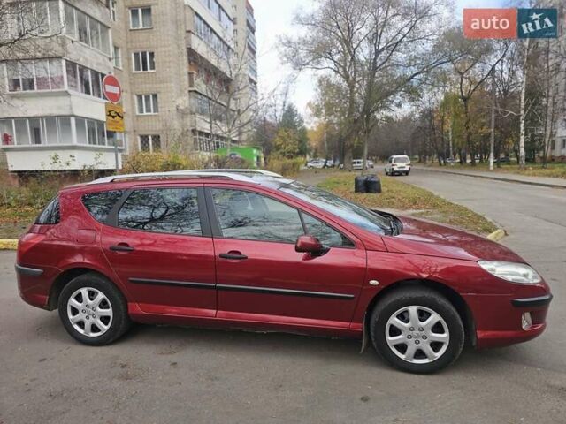 Красный Пежо 407, объемом двигателя 1.75 л и пробегом 305 тыс. км за 3450 $, фото 10 на Automoto.ua