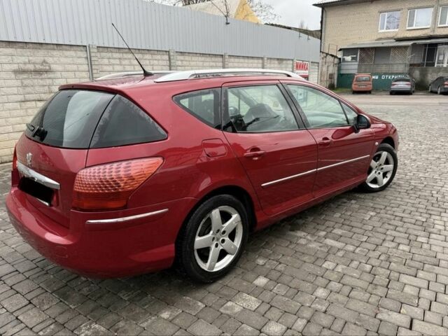 Червоний Пежо 407, об'ємом двигуна 2 л та пробігом 250 тис. км за 2899 $, фото 5 на Automoto.ua