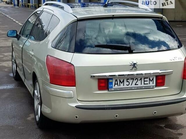 Жовтий Пежо 407, об'ємом двигуна 2.7 л та пробігом 281 тис. км за 7900 $, фото 5 на Automoto.ua