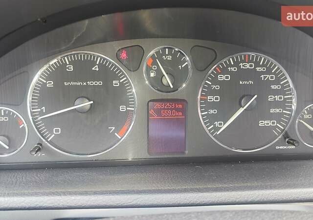 Сірий Пежо 407, об'ємом двигуна 1.7 л та пробігом 263 тис. км за 4700 $, фото 3 на Automoto.ua