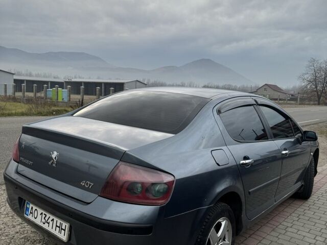 Сірий Пежо 407, об'ємом двигуна 1.7 л та пробігом 220 тис. км за 3200 $, фото 4 на Automoto.ua