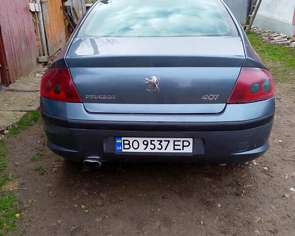 Сірий Пежо 407, об'ємом двигуна 1.75 л та пробігом 500 тис. км за 3100 $, фото 6 на Automoto.ua
