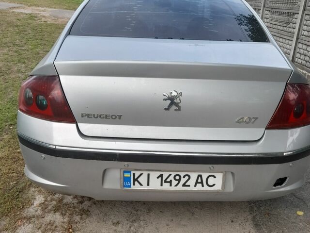 Серый Пежо 407, объемом двигателя 2 л и пробегом 320 тыс. км за 3600 $, фото 3 на Automoto.ua
